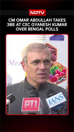 Video: Omar Abdullah Takes Jibe At CEC Gyanesh Kumar Over Bengal Polls | EC Row