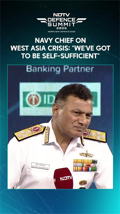 Navy Chief On West Asia Crisis: "We've Got To Be Self-Sufficient"