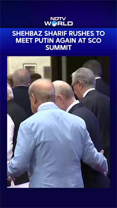 After 2025, Pak PM Shehbaz Sharif Again Rushes To Meet Putin At SCO Summit