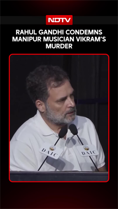 Rahul Gandhi Condemns Manipur Musician Vikram's Murder