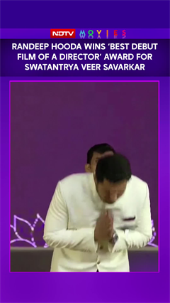 Randeep Hooda Wins &lsquo;best Debut Film Of A Director&rsquo; Award For Swatantrya Veer Savarkar