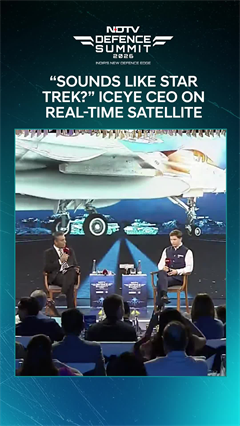 NDTV Defence Summit 2026 | "Like Star Trek, But Real": ICEYE CEO On Satellite-Guided Targeting