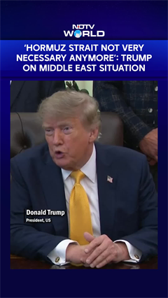 Donald Trump Says China Has &lsquo;Very Little Involvement&rsquo; In Iran, Calls Hormuz &lsquo;Not Very Necessary&rsquo;
