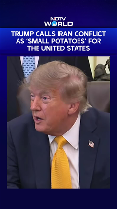 Trump Calls Iran Conflict &lsquo;Small Potatoes&rsquo; As He Defends Vance&rsquo;s &lsquo;Not A War&rsquo; Remark