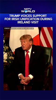 Donald Trump Voices Support For Irish Unification During Meeting With Irish PM