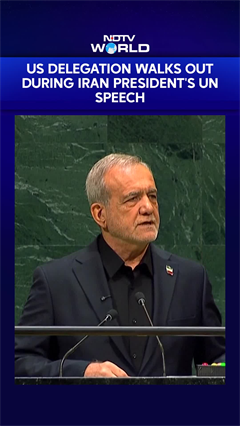UNGA 2026 | US Delegate Walks Out During Iranian President Masoud Pezeshkian's Speech