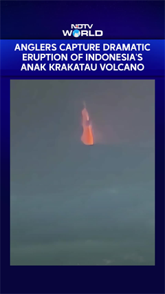 Anglers Capture Dramatic Eruption Of Indonesia's Anak Krakatau Volcano