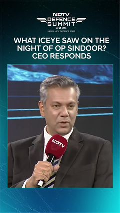 What ICEYE Saw On The Night Of Operation Sindoor? CEO Responds | NDTV Defence Summit
