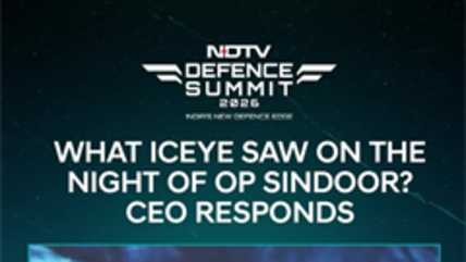 What ICEYE Saw On The Night Of Operation Sindoor? CEO Responds | NDTV Defence Summit