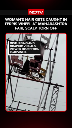 On Camera: Woman's Scalp Torn Off After Hair Gets Caught In Ferris Wheel At Maharashtra Fair