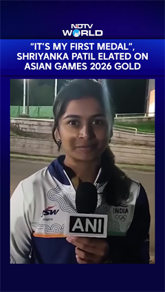 "It's My First Medal", Shriyanka Patil Elated On Asian Games 2026 Gold
