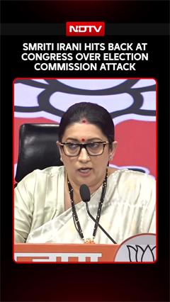 Smriti Irani Hits Back At Congress Over EC Criticism | SIR Row