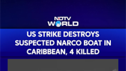 SOUTHCOM Releases Dramatic Footage Of Caribbean Anti-Drug Strike On A Boat | US News