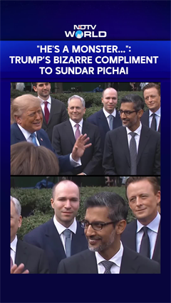 "This Guy's A Monster & Nobody Knows": Trump&rsquo;s Bizarre Compliment To Google CEO Sundar Pichai