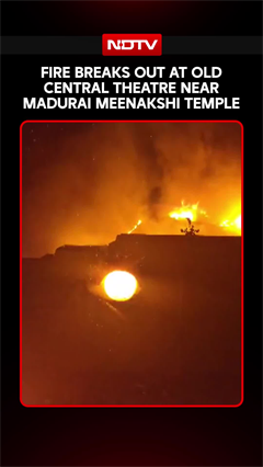 Fire Erupts At Old Central Theatre Near Madurai's Meenakshi Temple, Fire Tenders Deployed