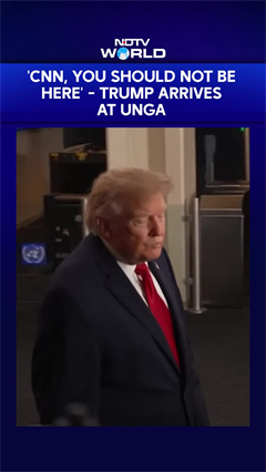 UNGA 2026 | 'CNN, You Should Not Be Here': Donald Trump Takes Swipe At CNN Upon UNGA Arrival