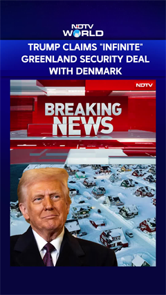 Trump Claims "Infinite" Greenland Security Deal With Denmark