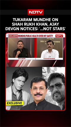 Tukaram Mundhe On Shah Rukh Khan, Ajay Devgn Notices: 'Violators Of The Law, Not Stars'