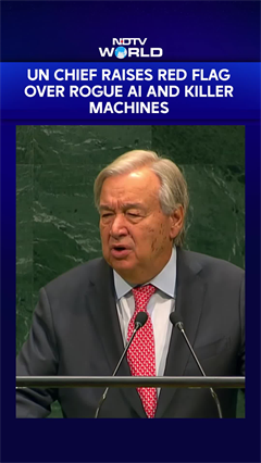 UNGA 2026 | UN Chief Guterres Warns Of AI Agents 'Going Rogue', Autonomous Weapons