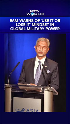 EAM Jaishankar Warns Of 'Use It Or Lose It' Mindset In Global Military Power