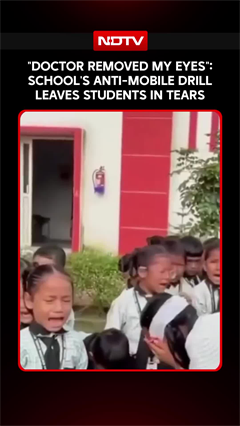 "Doctor Removed My Eyes": Uttarakhand School's Bizarre Anti-Phone Exercise Sparks Outrage