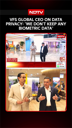 Video : VFS | VFS Global CEO On Data Privacy: "We Don't Keep Any Biometric Data"
