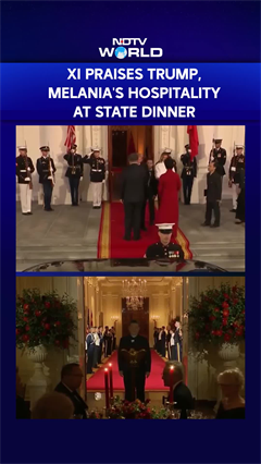 Xi Thanks Trump, Melania For Warm State Dinner Welcome