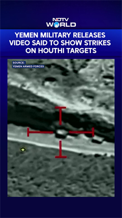 Yemen Military Releases Video Claiming Strikes On Houthi Targets
