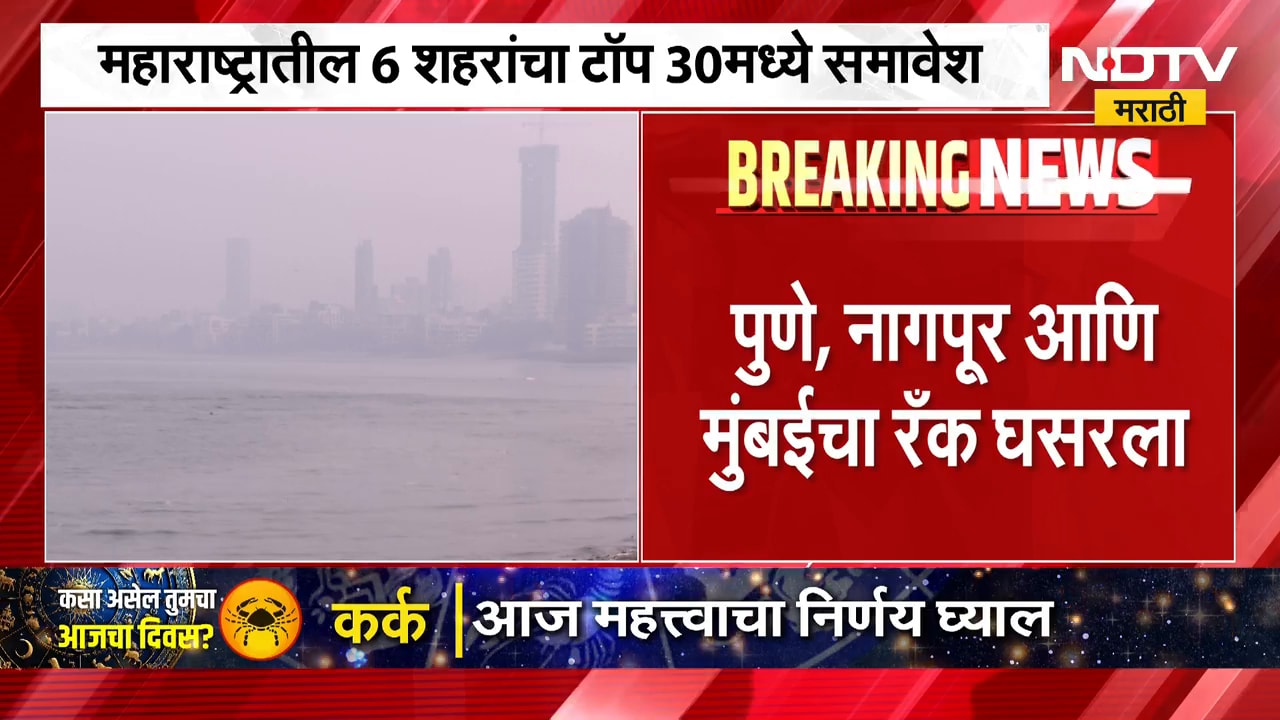 Swachh Vayu Survekshan 2026 स्वच्छ वायू सर्वेक्षण 2026 निकाल जाहीर; पुणे, नागपूर, मुंबईचा रँक घसरला