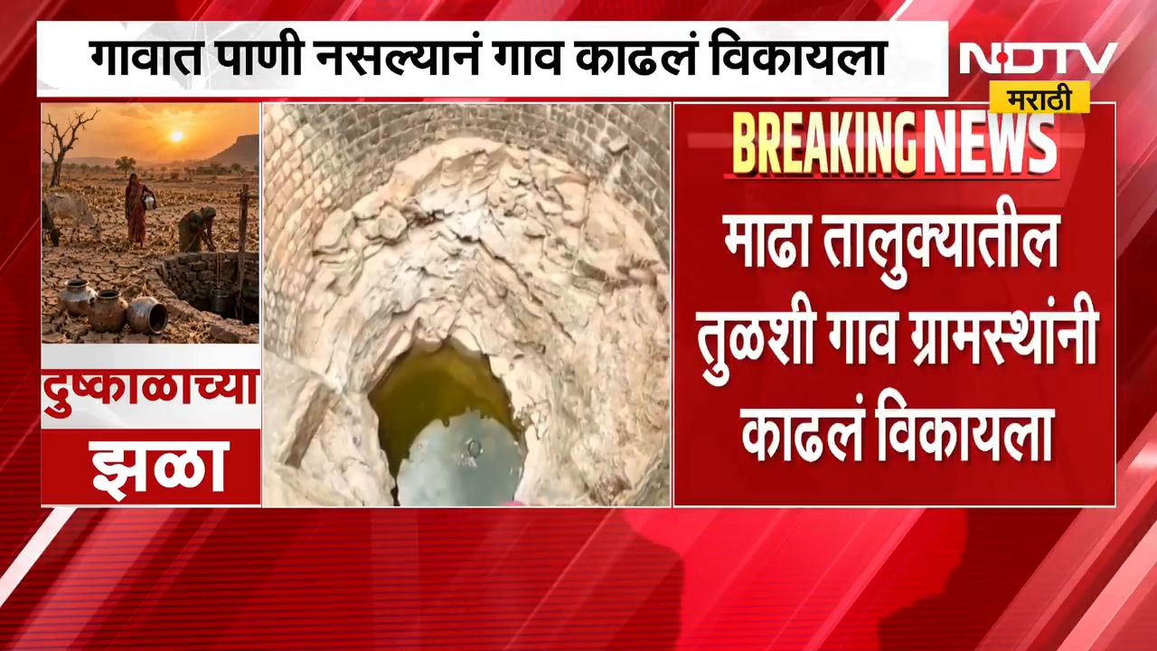 Solapur | पाणी नसल्याने तुळशी गाव काढलं विकायला, माढा तालुक्यातील भीषण वास्तव
