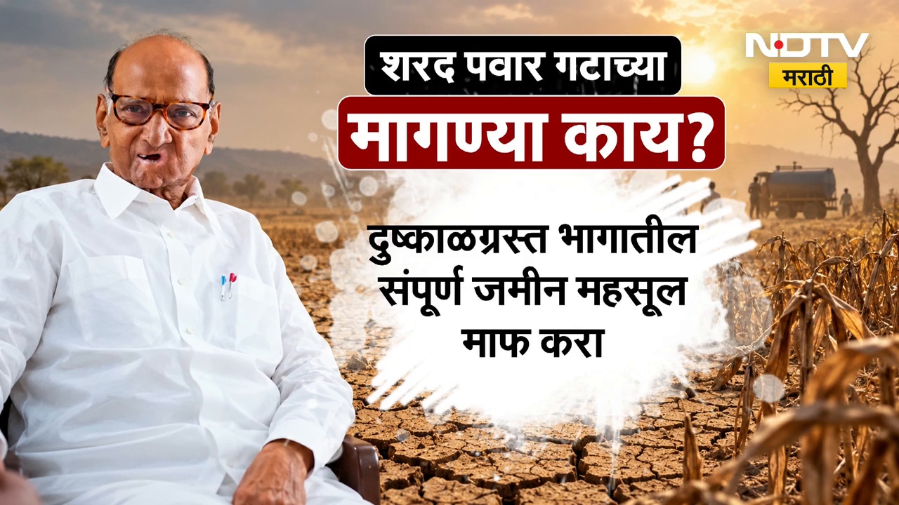 Maharashtra Drought | महाराष्ट्रात दुष्काळ गडद, शरद पवार गटाच्या मागण्या काय? | NDTV Marathi