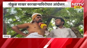 Solapur | गोकुळ साखर कारखान्याविरोधात शेतकरी आक्रमक, झाडावर चढून आंदोलन