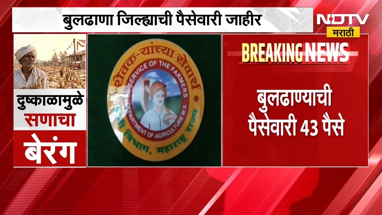 Buldhana जिल्ह्यात 1420 गावांची नजर अंदाज पैसेवारी जाहीर, प्रत्येक गावाची पैसेवारी 50% पेक्षा कमी