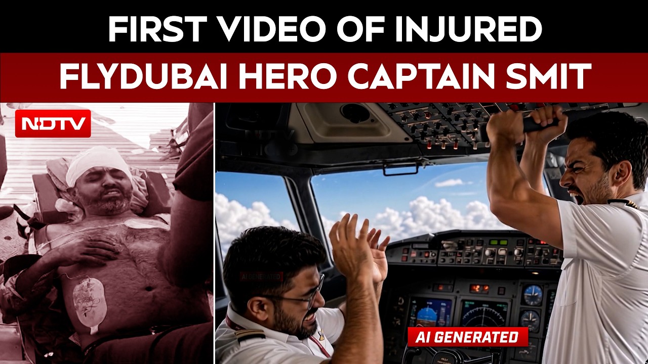 First Video Of Injured Captain Smit Emerges After Flydubai Cockpit Attack