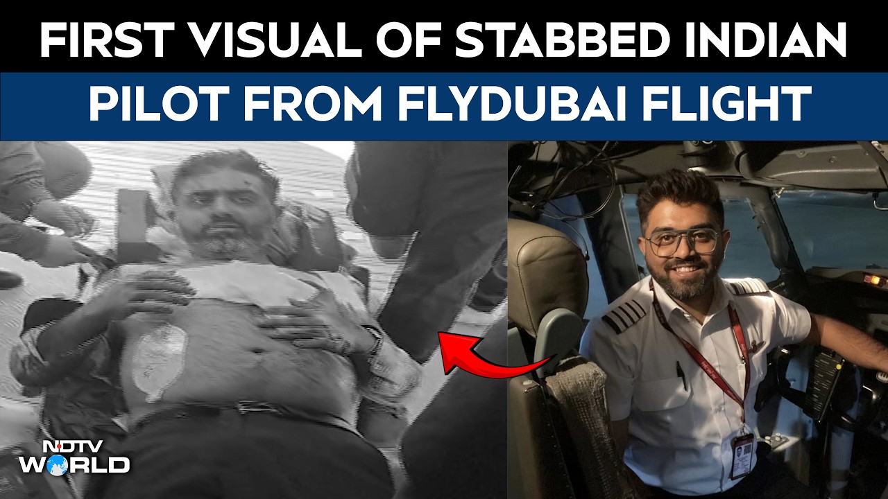 Flydubai Pilot Stabbing | First Visual Of Injured Indian Captain Smit Machchhar