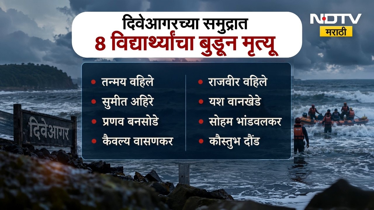 Raigad| दिवेआगर समुद्रात बुडालेल्या Winners Academy च्या 'त्या' 8 विद्यार्थ्यांची नावं समोर