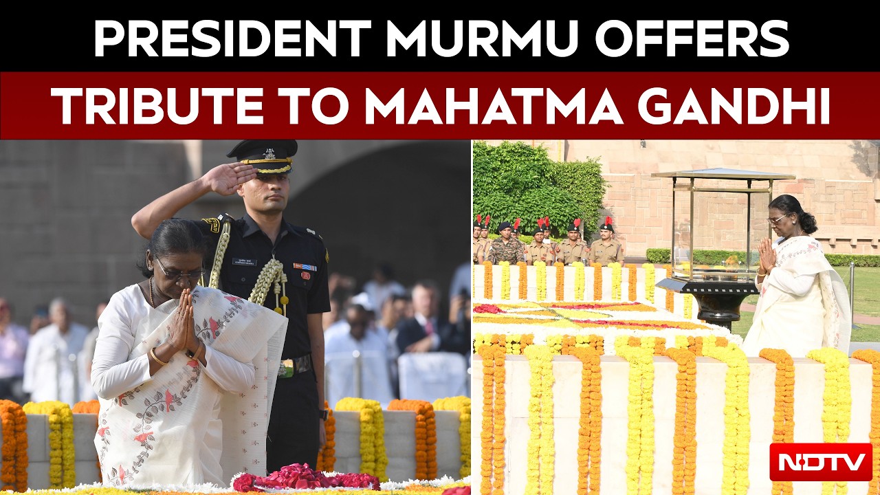 Gandhi Jayanti 2026: President Droupadi Murmu Leads Nation In Remembering Mahatma Gandhi