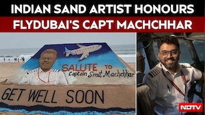 Flydubai Hero Captain Smit Machchhar Honoured By Sand Artist Sudarsan Pattnaik: 'Get Well Soon'