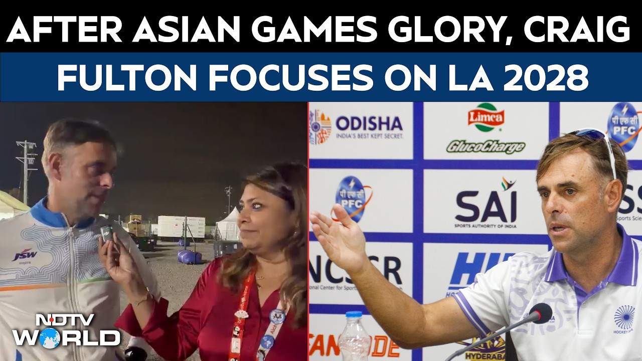 After Asian Games Glory, Craig Fulton Focuses On Defence, Pro League And LA 2028
