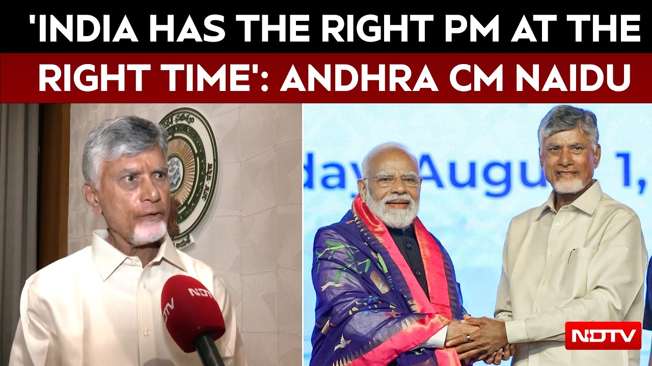 PM Modi@25 | 'India Has The Right PM At The Right Time': Andhra CM N. Chandrababu Naidu To NDTV