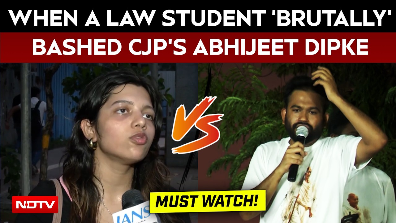 CJP Mumbai Protest | When A Law Student Bashed Abhijeet Dipke Over CJP Mumbai Protest