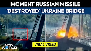 Russia Attacks Ukraine With Drone Strikes As German Chancellor Visits Kyiv