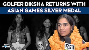 Asian Games 2026 | Golfer Diksha Dagar Returns To Delhi With Asian Games Silver Medal