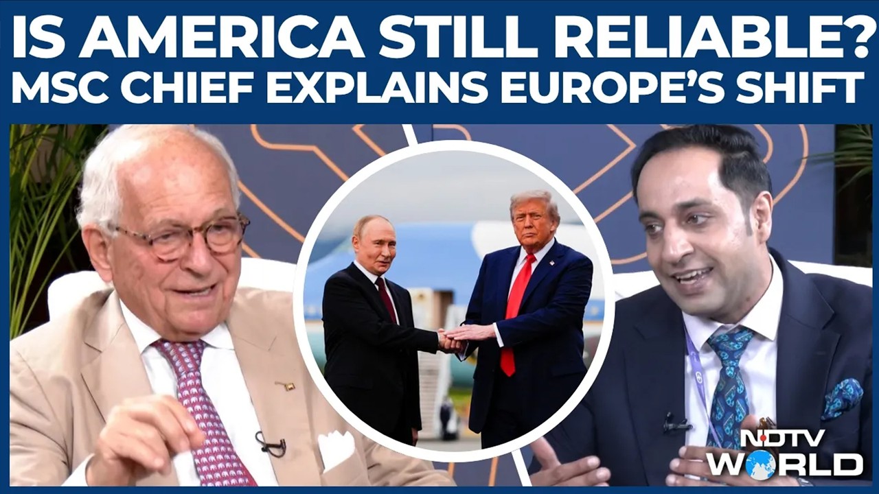 NDTV Exclusive: Munich Security Chief Ischinger On Trump, Allies & The World Order | Full Interview