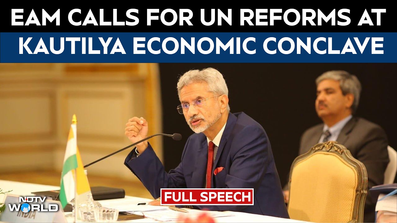 S Jaishankar Full Speech: India, Global Challenges & &ldquo;Age Of Flux&rdquo; | Kautilya Economic Conclave