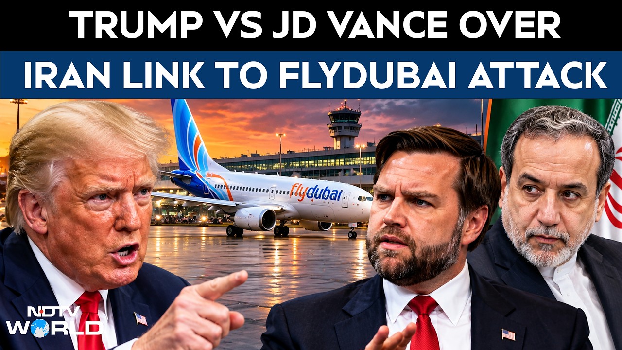 Flydubai Attack | Donald Trump Says Iran Could Be Behind Attack, JD Vance Says No Proof Yet