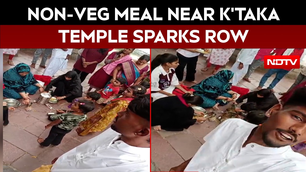 Karnataka Temple Row: Family's Alleged Non-Veg Meal Near Aikya Mantapa Draws Devotees' Ire