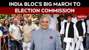 Congress Pushes Opposition Unity As INDIA Bloc MPs March To ECI Over "Vote Theft"