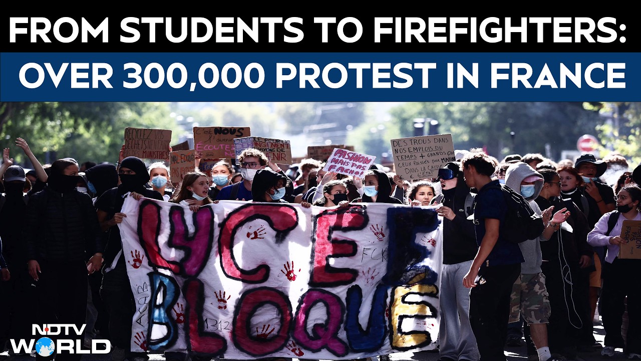 France Protests Escalate: Student-Led Agitation Draws Over 300,000 Across Country