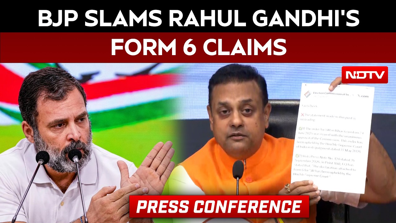 BJP's Sambit Patra Challenges Rahul Gandhi's Form 6 Allegations